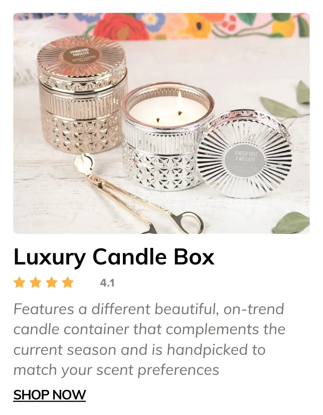 Monthly Medium Luxury Candle Subscription Box