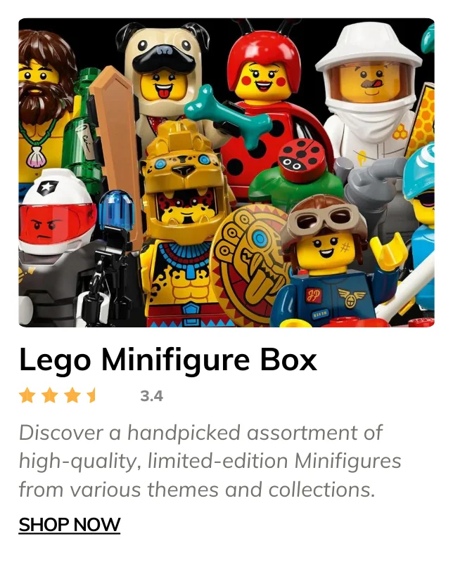 Lego Crate - Monthly Lego Minifigure Box