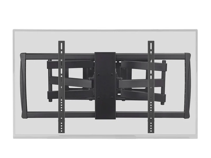 Monoprice Commercial No Logo Full Motion TV Wall Mount Bracket For 60" To 100" TVs up to 176lbs, Max VESA 900x600, Heavy Duty Works with Concrete and Brick