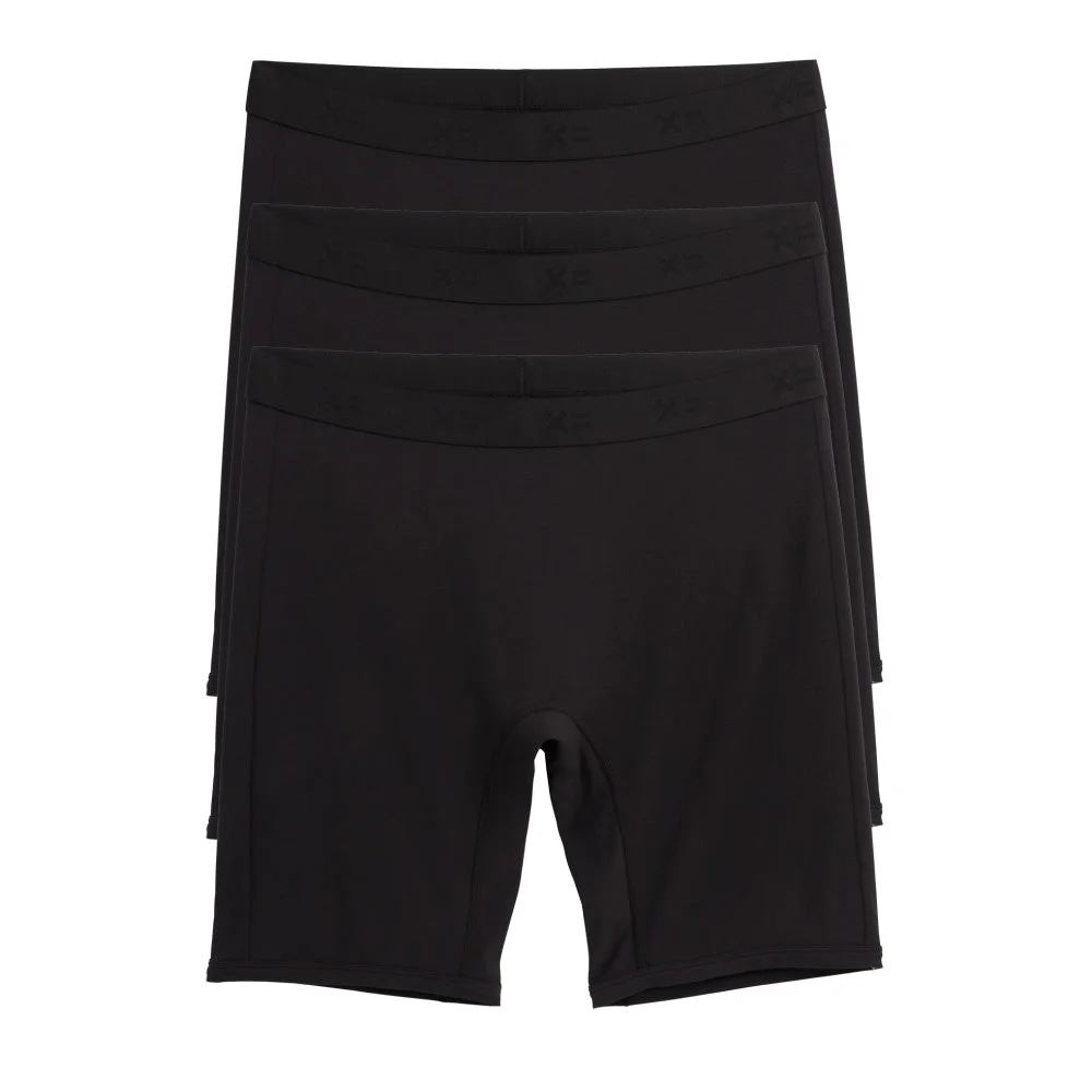 Image of 9" Boxer Briefs 3-Pack - TENCEL™ Modal Black