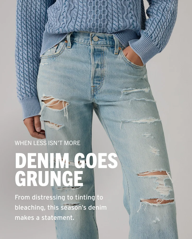 DENIM GOES GRUNGE