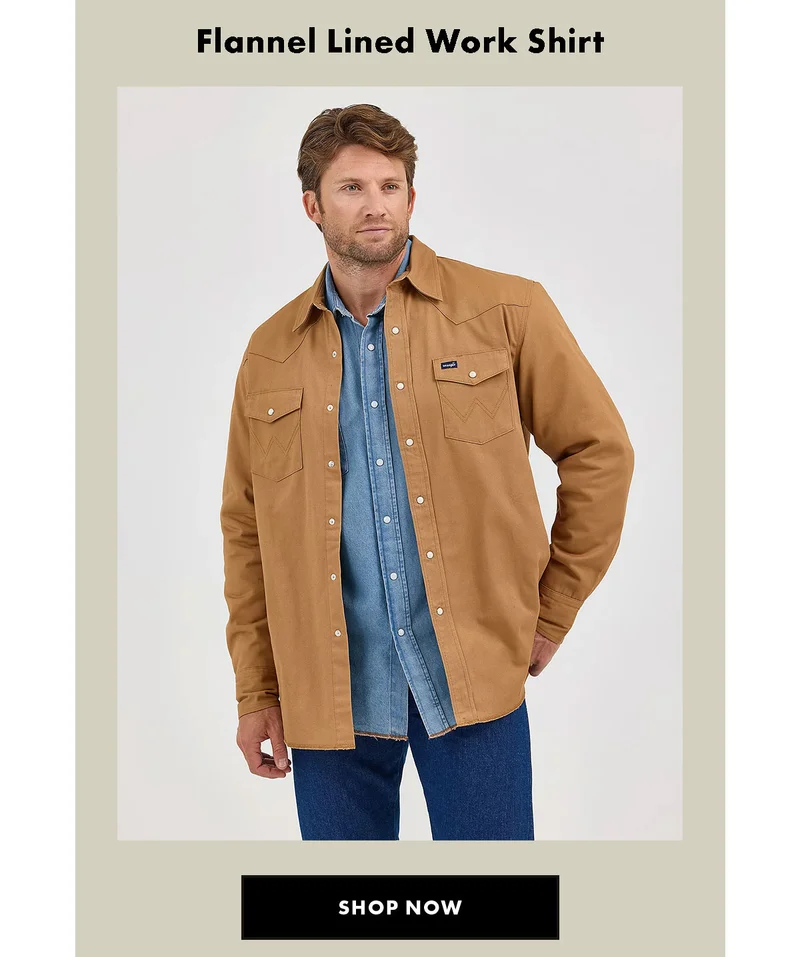 Flannel Lined Work Shirt