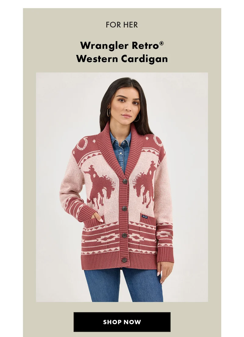 Wrangler Retro® Western Cardigan