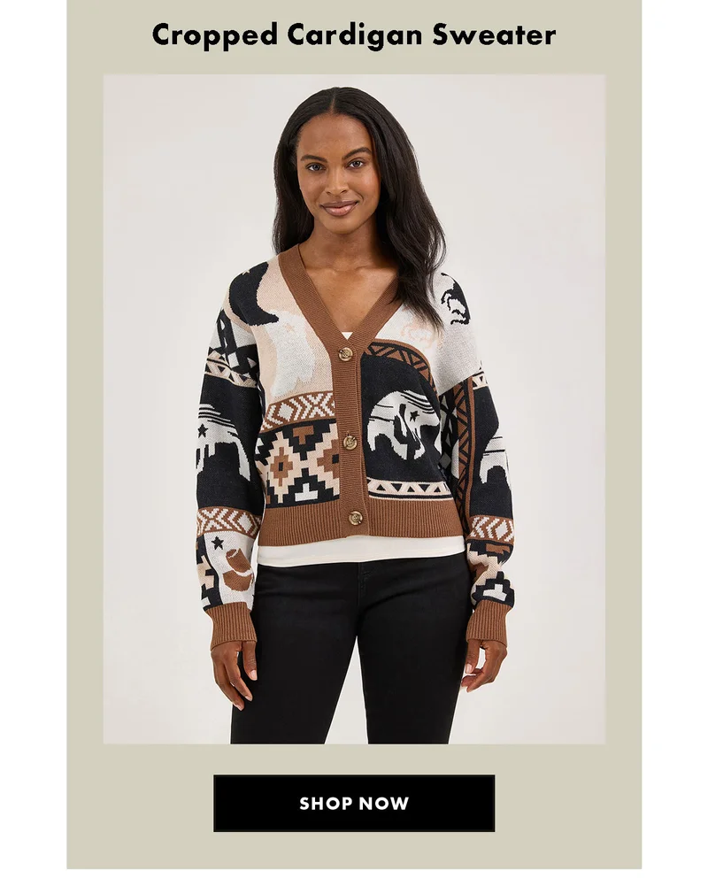 Cropped Cardigan Sweater