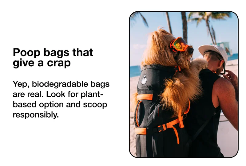 Poop bags that give a crap