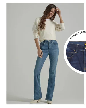 Women's Ultra Lux Comfort with Flex Motion Bootcut Jean Main Thrill