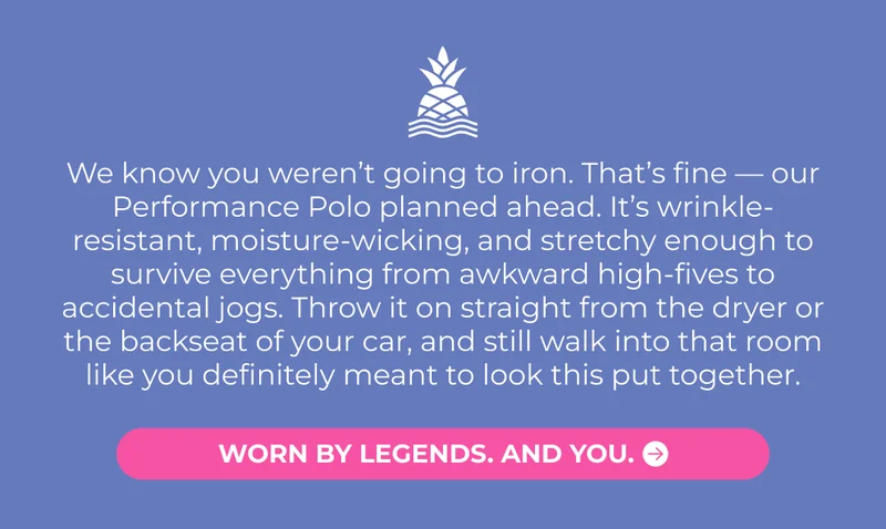 WORN BY LEGENDS AND YOU