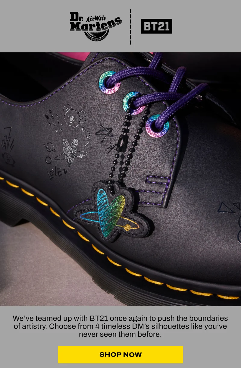 Shop Dr. Martens x BT21