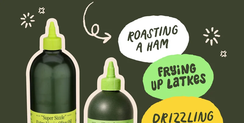 Roasting a ham. Frying up latkes.