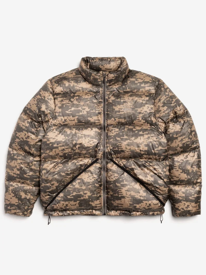 Image of Stussy Micro Ripstop Down Mock - Digi Camo