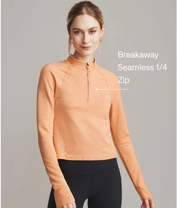 Breakaway Seamless 1/4 Zip