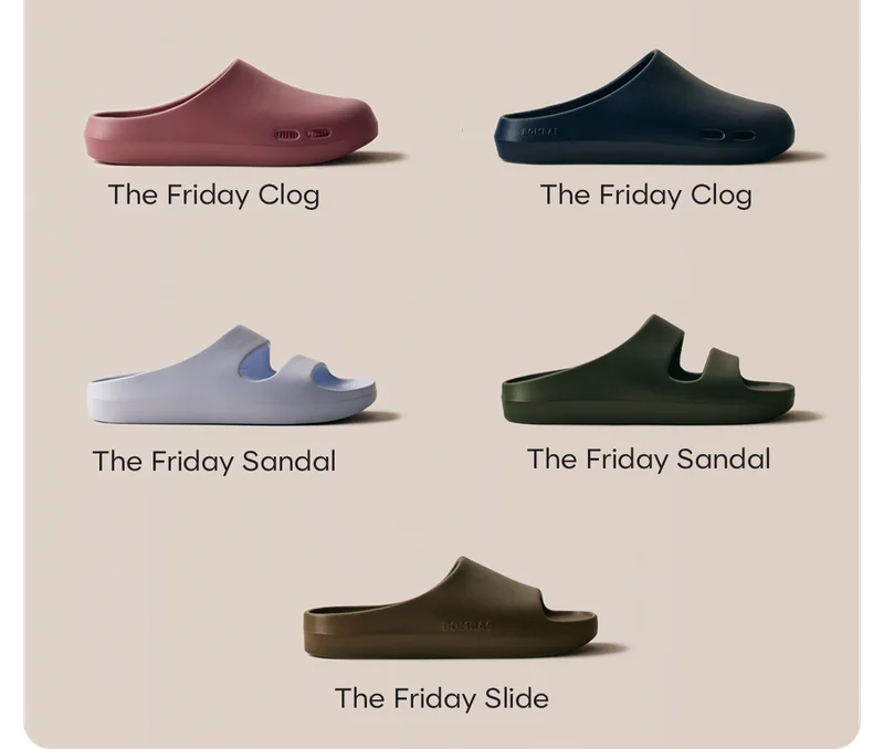 The Friday Clog | The Friday Sandal | The Friday Slide