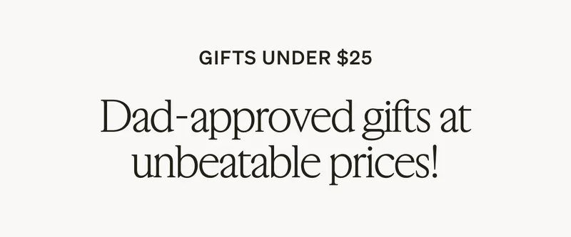 Gifts Under $25 for Dad