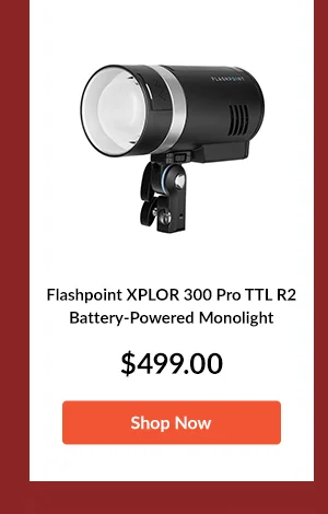 Flashpoint XPLOR 300 Pro TTL R2 Battery-Powered Monolight