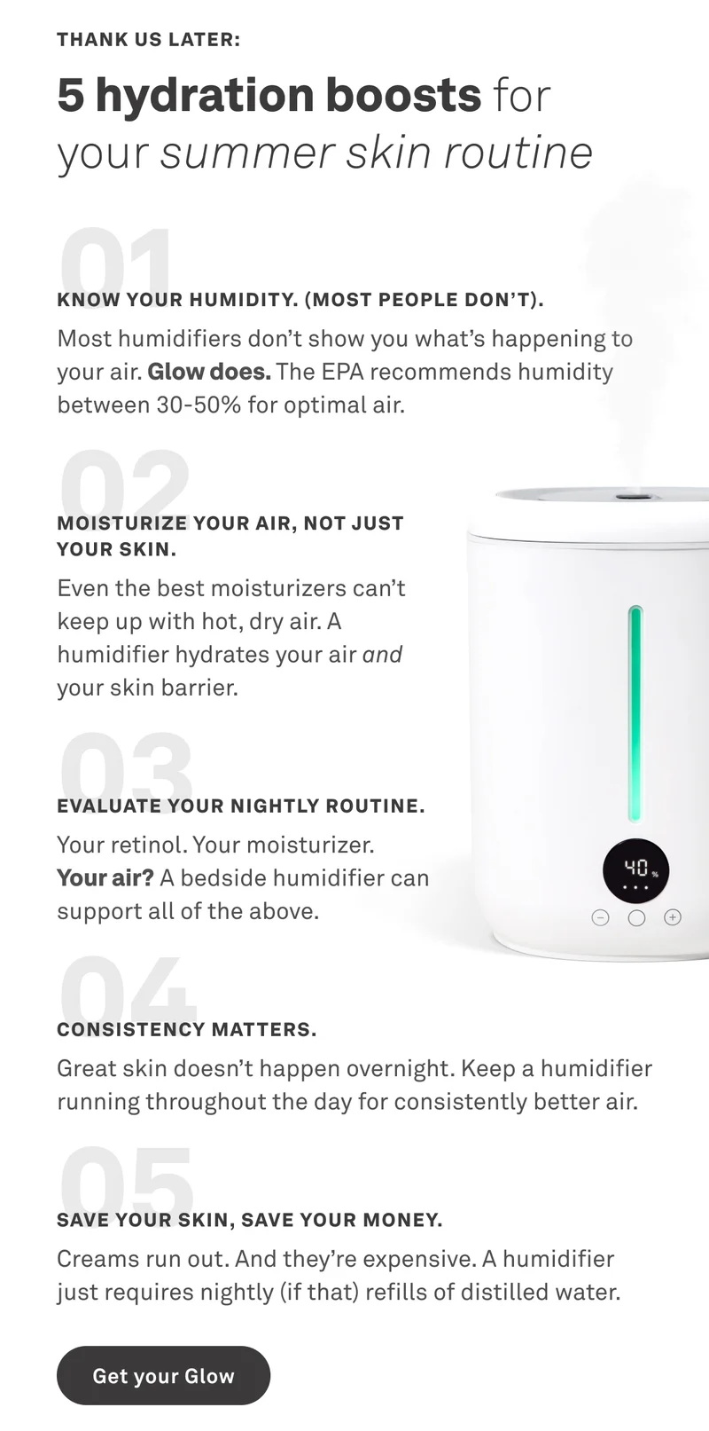 5 hydration boosts for your summer skin routine