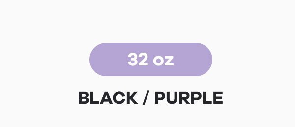 32 oz | Shop Black/Purple