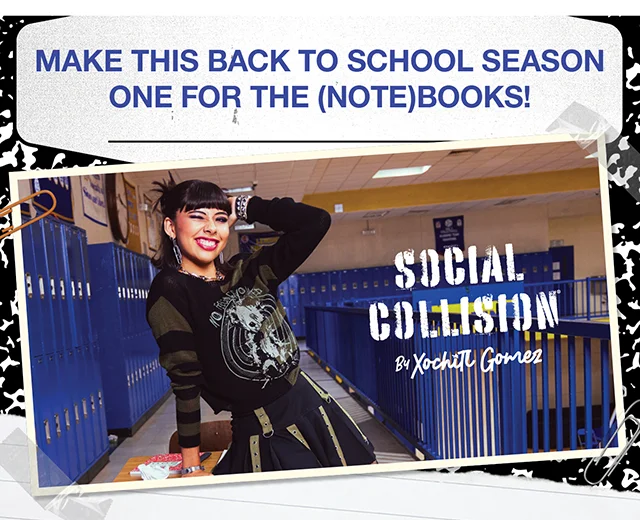 Make this Back to School Season one for the notebooks! Social Collision by Xochitl Gomez