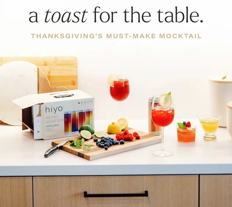 a toast for the table. thanksgiving's must-make mocktail