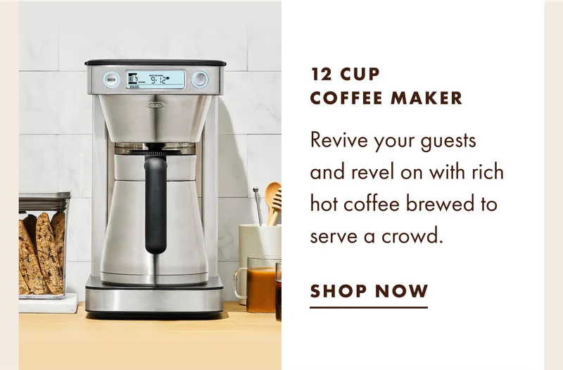 12 cup coffee maker. Shop now.