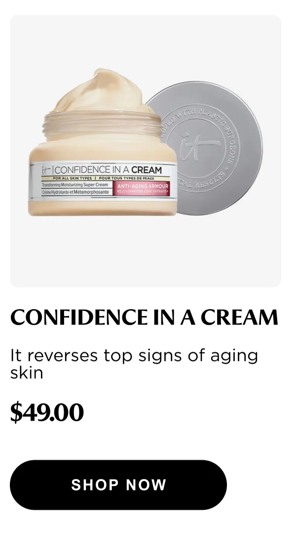 CONFIDENCE IN A CREAM