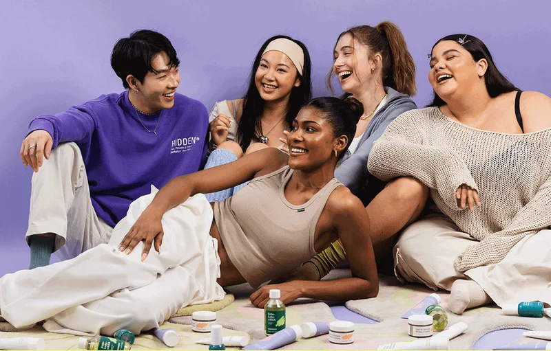 Models with KraveBeauty Products