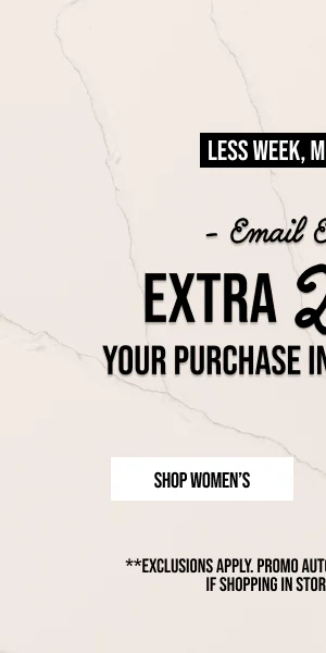 Extra 25% off Shop Women's
