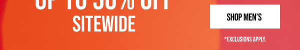Up to 50% off shop Men's