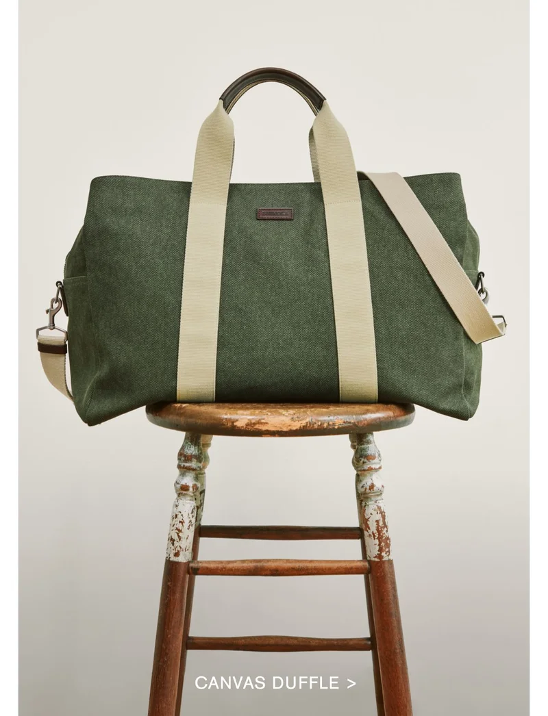 CANVAS DUFFLE >
