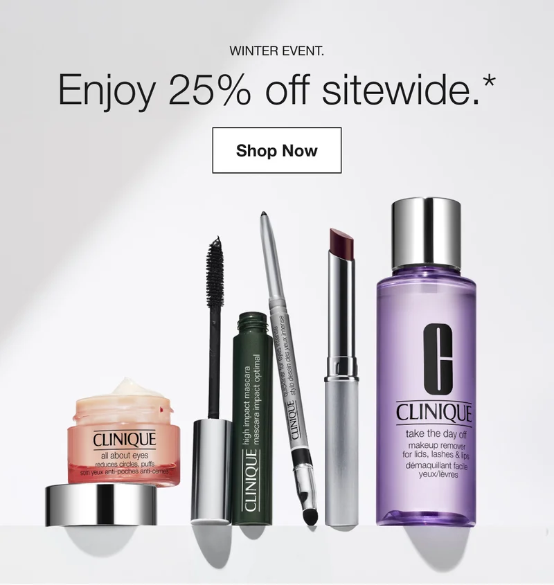 Winter Event. | Enjoy 25% off sitewide.* | Shop Now