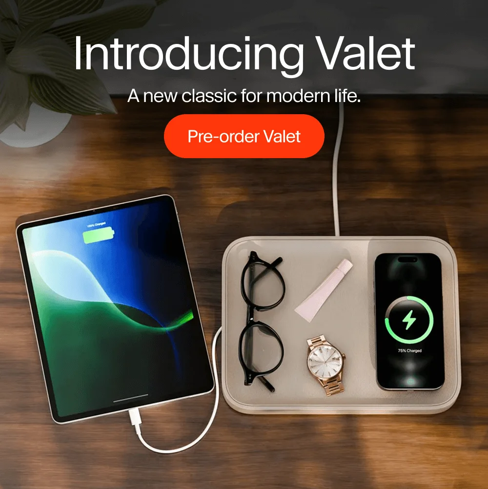 Introducing Valet A new classic for modern life.