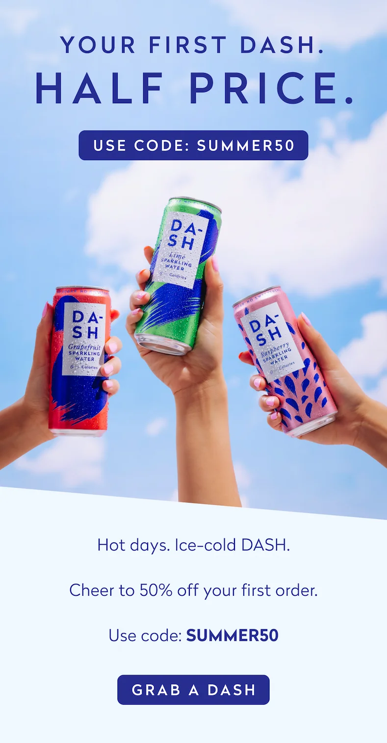 YOUR FIRST DASH. HALF PRICE.