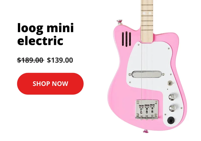 Loog mini electric $139 - shop now