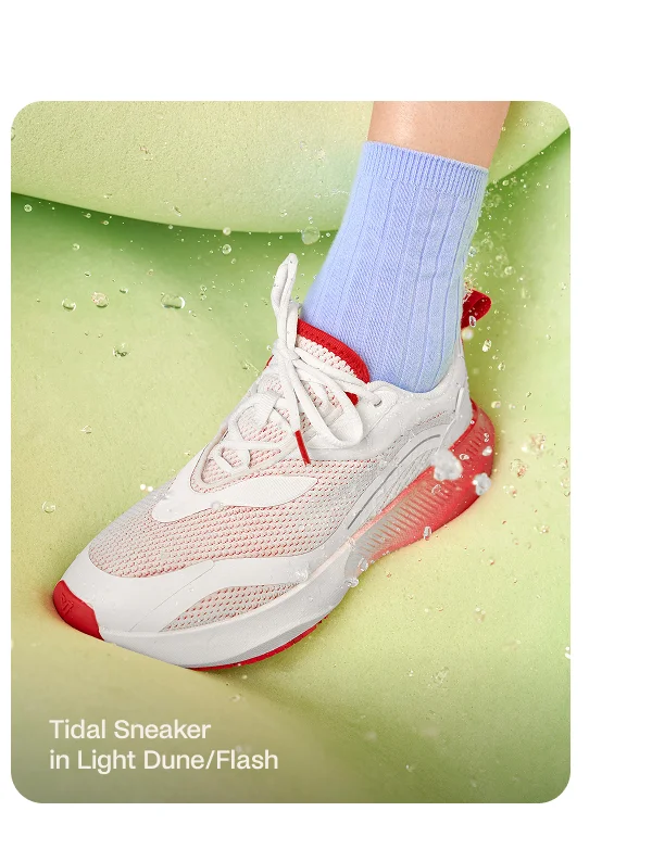 Tidal Sneaker in Light Dune/Flash