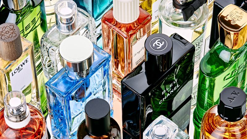 Image may contain: Bottle, Cosmetics, and Perfume