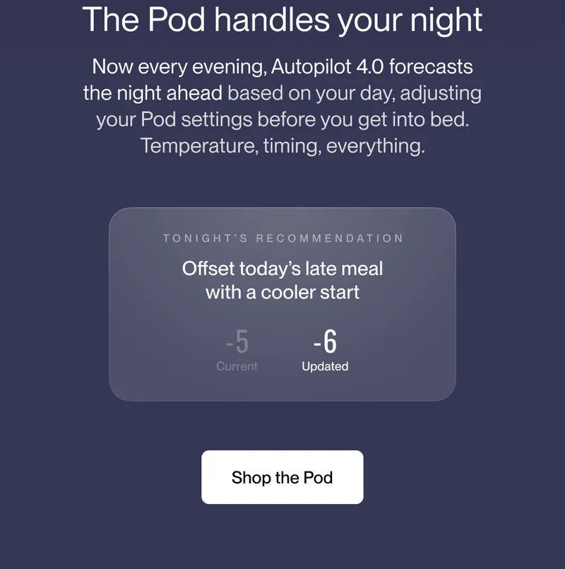 The Pod handles your night