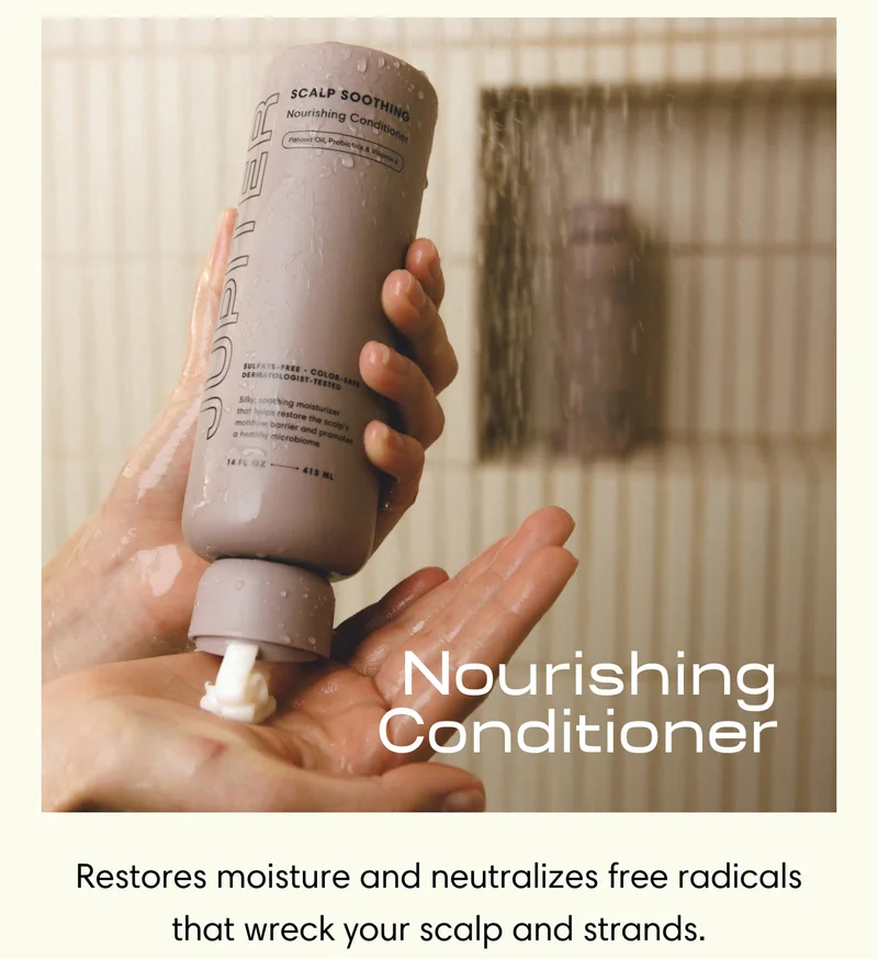 Nourishing Conditioner - Restores moisture and neutralizes free radicals that wreck your scalp and strands.