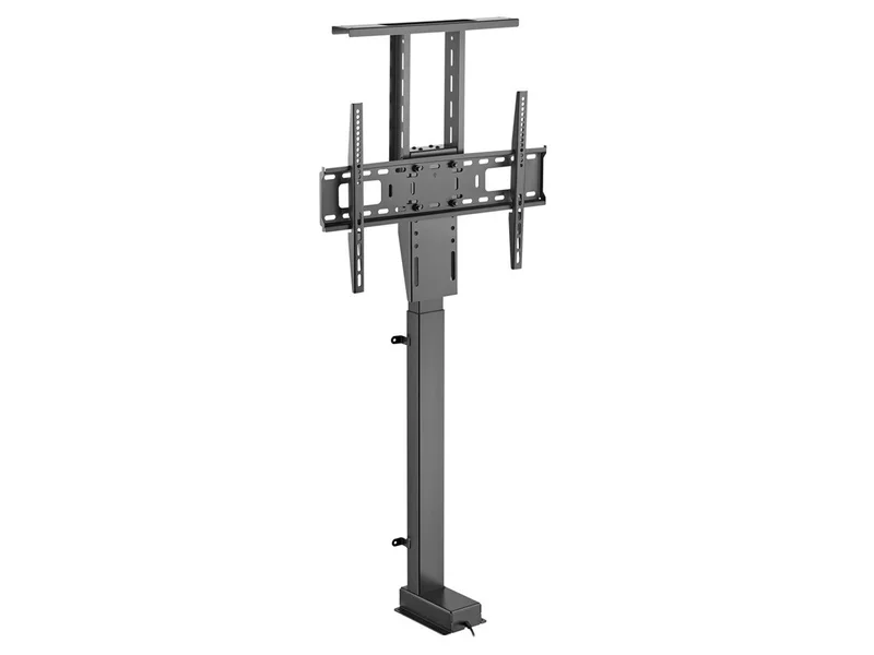 Monoprice Smart Motorized TV Lift Stand For TVs 37" - 65", 132lbs Weight Capacity, 66.5" Max Height, VESA 600x400, with App & Voice Control (Alexa, Google Home, Tuya)