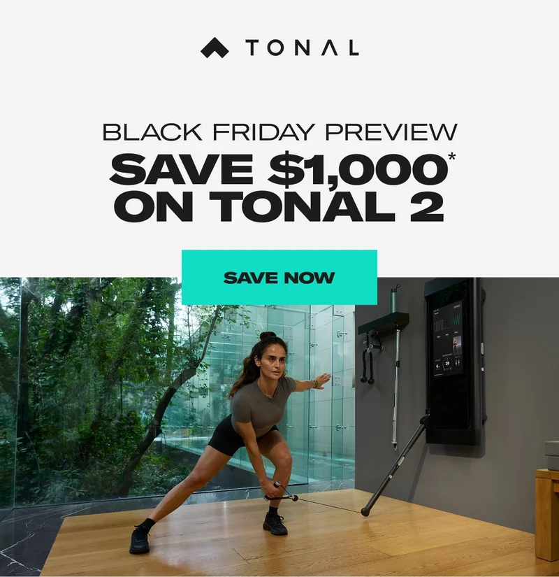Save $1,000 on Tonal 2