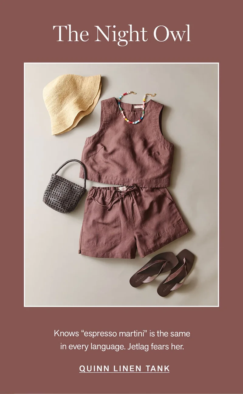 Quinn Linen Tank