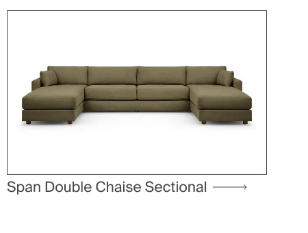 Span Double Chaise Sectional