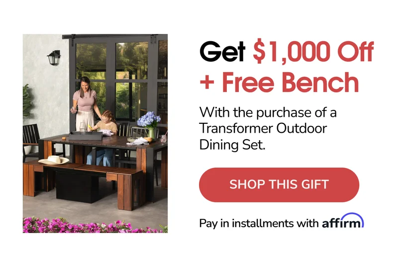 Mother's Day Outdoor Dining Deal