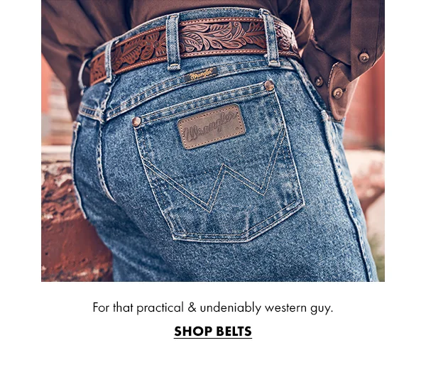 For that practical & undeniably western guy. Shop bELTS
