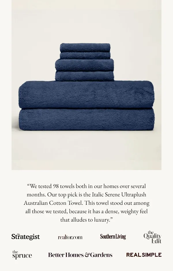 Serene Ultraplush Australian Cotton Towels