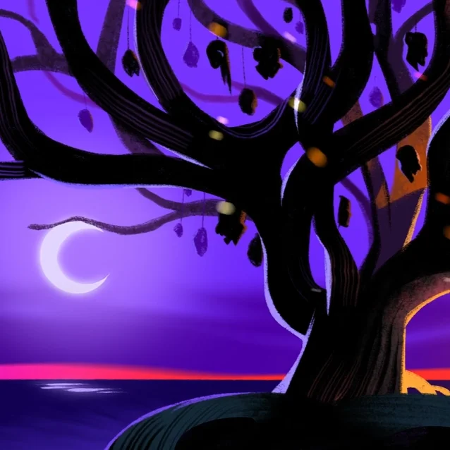 Painted Scene from the Nightshift Channel