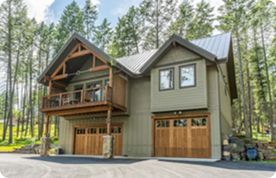 Cozy up in a private cabin with majestic views in Whitefish, Montana.
