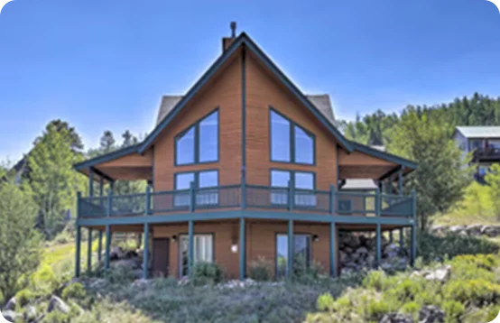 Breathe in crisp alpine air from a private lodge with trailheads close by in Rocky Mountain National Park, Colorado.