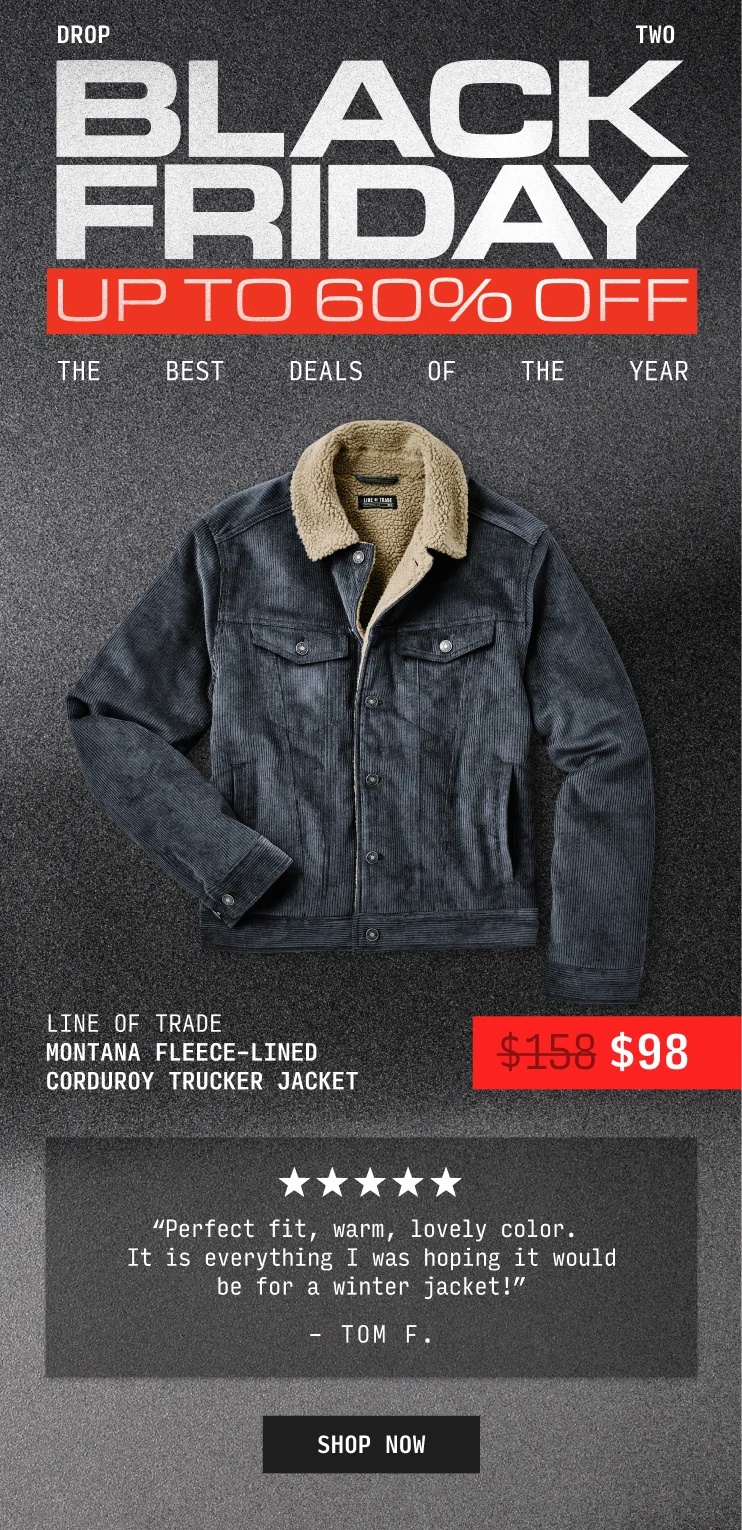 The Montana Fleece-Lined Corduroy Trucker Jacket