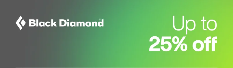 Up to 25% off Black Diamond