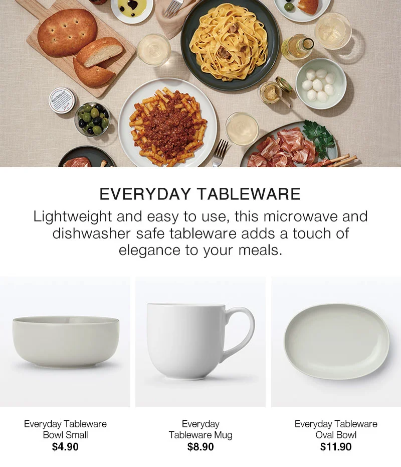 Shop Everyday Tableware