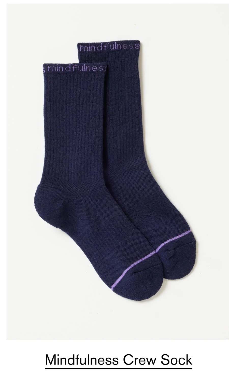 Mindfulness Crew Sock